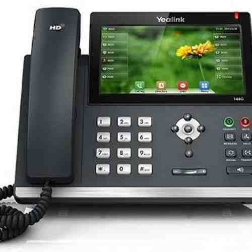 Videotelefon VOIP cu touchscreen 7 Inci 16 conturi SIP Yealink SIP-T48S