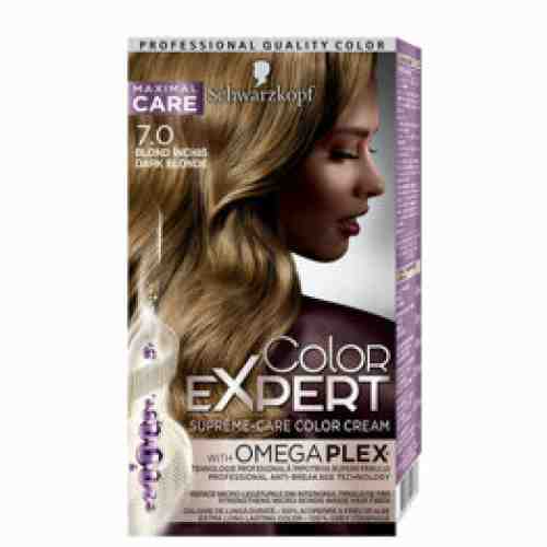 Vopsea de par Color Expert, 7-0 Blond Inchis, 146.8 ml