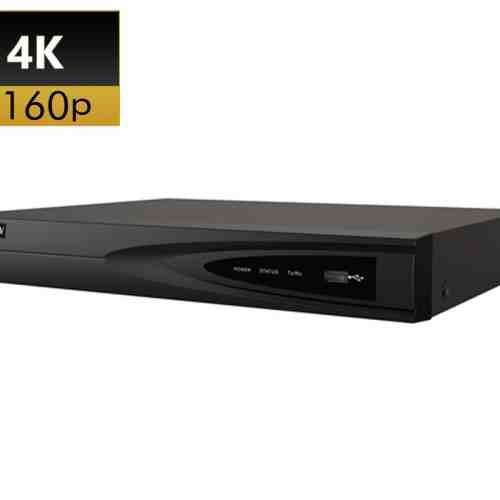 NVR 8 canale rezolutie 4K, compresie H.265+, 1 X SATA, Hikvision DS-7608NI-K1